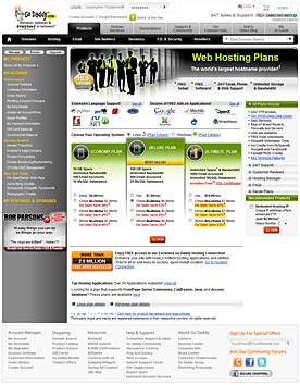 GoDaddy Screenshot